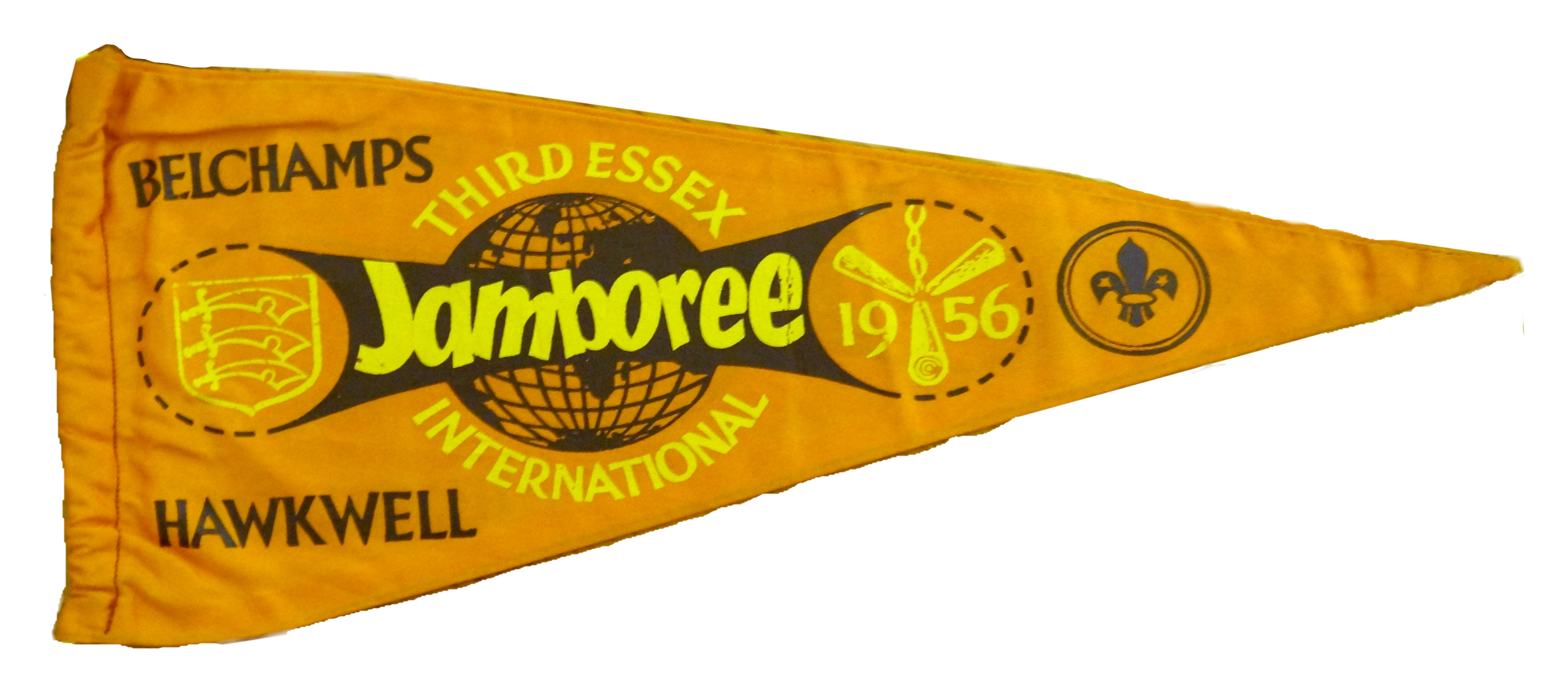 Belchamps Jambree Scout Banner Pennant 1956